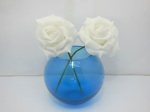 24pcs White Rose Artificial Foam Flower Hair Pick Wedding Cf F121