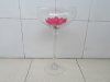 4Pcs Wine Glass Flower Vase 35cm High Wedding Favor