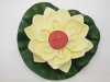 25 Ivory Floating Lotus Flower w/Candle Wedding Decoration