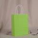 48 Bulk Kraft Paper Gift Carry Shopping Bag 26.7x22x11cm Green