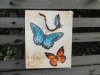 12 New Paper 3D Printing Butterfly Gift Carry Shopping Bag