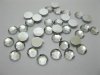 1000 Silver White Flat Back Diamonds Rhinestones 6mm