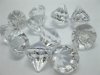 90X Clear Acrylic Diamond Pieces Stones Wedding Party