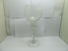 1X Wine Glass Crackle Vase 30cm High Centerpiece Wedding Favor