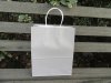 48 Kraft Paper Gift Carry Shopping Bag 33x26x12cm Silver Gray
