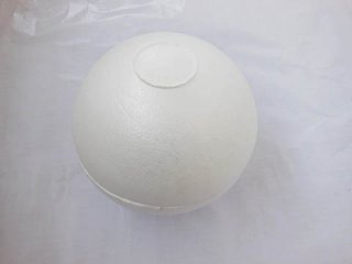 3Sets Hollow 2Piece Polystyrene Foam Ball Decor Craft DIY 245MM