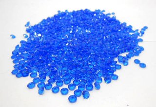 1000 Blue Diamond Confetti 4.5mm Wedding Table Scatter