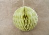 10X Yellow Tissue Paper Pom Poms Honeycomb Balls Lanterns Weddin