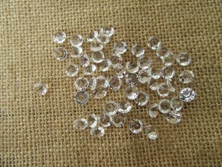 400Pcs Clear Diamond Confetti Wedding Party Table Scatter 8mm