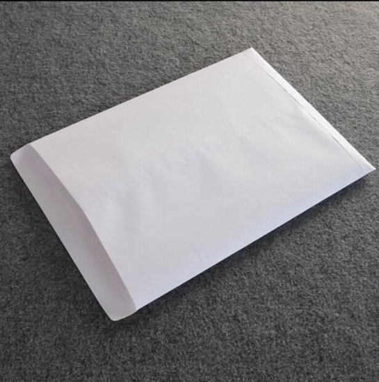 100Pcs White Paper Key Coin Envelopes 18x10cm - Click Image to Close