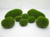 5Packs X 8Pcs Green Artificial Foam Moss Stone Decor