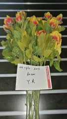10Pcs Yellow and Red Flower 60cm Long we-flo205
