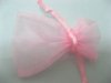 100 Pink Drawstring Jewelry Gift Pouches 9x7cm