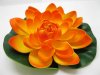 25 Floating 17cm Lotus Flower Ornament Wedding Decoration-Orange