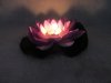 25 Violet Floating Lotus Flower with Candle Wedding Decoration