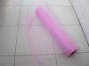 4Roll X 10Yds Pink Gift Wrap Nylon Mesh Fabric Flower Wrapping