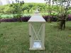 1X White Hanging Tea Light Candle Holder Garden Decor Lantern 63