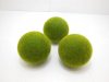 50 Green Artificial Foam Moss Ball D¡§?cor 65mm Dia.