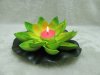 24 Green Floating Lotus Flower with Candle Wedding Decoration
