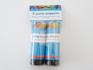 24Packs x 2Pcs Colourful Party Poppers Celebration 10.5cm Long