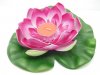 25 x Embossed Fuschia Floating Lotus Flower Wedding Decoration