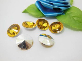 200 Diamond Confetti 18mm Wedding Party Table Scatter - Gold