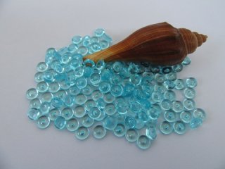 5200Pcs Blue Semi Bead Confetti Table Scatter Wedding Favor