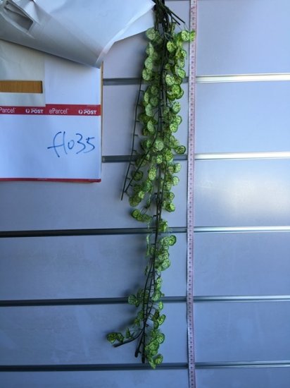 4X Greenery Ivy Leaves Garland Decoration Wall Hanging 86cm Long - Click Image to Close