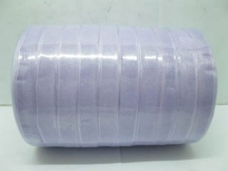 10Rolls X 50Yards Purple Organza Ribbon 12mm