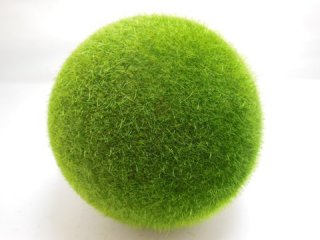 10 Green Artificial Foam Moss Ball Decor 100mm Dia.
