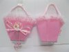 48Pcs Pink Baby Shower Candy Bag Basket for Girl