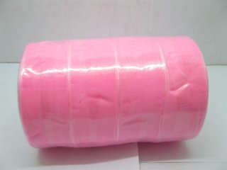 4Rolls X 50Yards Pink Organza Ribbon 38mm