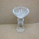1X New Crystal Lotus Candle Holder 12.5cm High