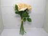 1X Rose Bridal Bouquet Wedding Artificial Flower Dark Ivory