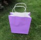 48 Bulk Kraft Paper Gift Carry Shopping Bag 33x26x12cm Purple