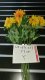 10Pcs Yellow Flower 57cm Long we-flo207