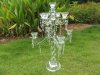 1X 9-Heads Tall Crystal Candle Holder Candelabra 60cm High