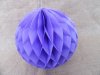 10X Light Purple Tissue Paper Pom Poms Honeycomb Balls Lanterns
