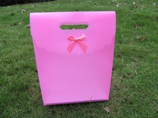 12 New Pink Gift Bag for Wedding 31.5x24.5cm