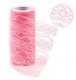4Roll X 10Yds Pink Lace Tulle Roll Spool DIY Wedding Deco