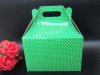 15Pcs Green Dot Paper Cake Gift Bomboniere Boxes Wedding Favour