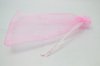 98 Pink Drawstring Jewelry Gift Pouches 18x13cm