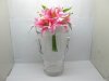 6X Clear Glass Flower Vase Wedding Favor 30cm High