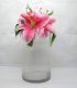 4X Wedding Clear Glass Cylinder Table Flower Vases 20x12cm