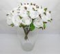 26X Head White Rose Posy Bouquet Holding Flowers Wedding Favor