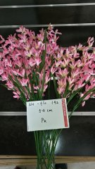 10Pcs Pink Flower 54cm Long we-flo192