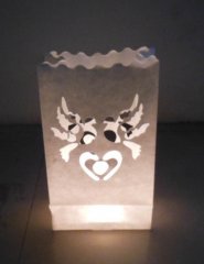10X Doves Candle Bag Lantern Bags Wedding Party Favor