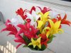 12X New Lilium Lily Flower Home Decroation Mixed Colour