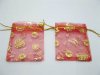 95 Red Drawstring Gift Jewelry Pouches 10x8cm