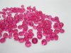 1000 Fushia Diamond Confetti 4.5mm Wedding Table Scatter